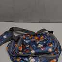FlowFly Double Decker Cooler Insulated Lunch Bag Large Tote for Boys, Girls, Men, Women, With Adjustable Strap, Football