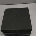 Joyfolk 4 Pcs 1" Thick Foam Padding Sheet with Adhesive Backing 6 Inch x 6 Inch Self Stick Neoprene Insulation Foam Sheet Black for Furniture Cars Speakers