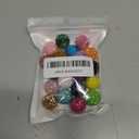 20mm Rhinestone Beads for Pens 20pcs Beaded Pens Beads Bling Glitter Suger Bugglegum Beads Large Balls Crystal Pen Beads for DIY Pens Keychain Making Suppliers Bulk (Multicolor)