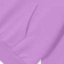 Fuermos Kids Girls Clothes 2 Piece Outfits Colorblock Casual Hoodies Long Sleeve Fashion Sweatshirts and Sweatpants (7-8 Years, Violet)