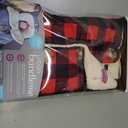 JJ Cole Bundle Me Winter Baby Bunting Bag and Car Seat Cover? Urban ? Buffalo Plaid? Weather Resistant Baby Carrier Cover ? Winter Baby Essentials (26x22x1 Inch (Pack of 1), Red Buffalo Check)