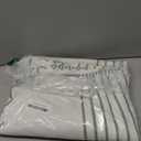 Extra Long Sage Green Shower Curtain Cotton Boho Striped Shower Curtains for Bathroom with Tassel 72" W X 84" L