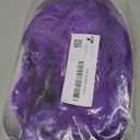 Long Purple Braid Wig, 24 Inch Purple Clip-In Ponytail Wig, Synthetic Braided Ponytail Extension, Pre-Styled Mermaid Hair for Cosplay & Halloween