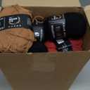 24 Skeins Soft Cotton Yarn Total 2880 Yards Assorted Colors Yarn for Crocheting and Knitting 4 Ply Acrylic Gauze for DIY Crafts Project, Each Skein 1.76 Oz/120 Yard(Dark Colors)