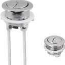 38 MM Toilet Tank Push Button Toilet Button Dual Push Flushing Toilet Button Toilet Tank Button Toilet Button Flush Button Replacement with Thread Diameter
