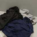 Ficerd 3 Pack Hoodies for Men Big and Tall, Lightweight Long Sleeve Workout Gym Running Fishing Pullover Hooded Sweatshirts (Large, Gray, Navy Blue, Black)