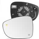 Left Driver Side Mirror Glass W/blind Spot Detection Compatible with 2017-2024 Chrysler Pacifica, 2020-2024 Voyager Replacement Rear View Power Heated Mirror Glass 2 Pin 68318281AB