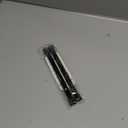 2 Pack Spring Tension Curtain Rod 8 to 12.5 Inch, DIY Mini Curtain Rods No Drill for Slim Window Cupboard Closet Sidelights, Black