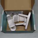 Door Lever Locks (4 Pack) - Prevents Toddlers from Opening Doors - Durable ABS with 3M Adhesive - Easy One-Hand Operation for Adults, No Tools Needed (White)