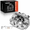 A-Premium Disc Brake Caliper Assembly with Bracket Compatible with Select Volvo Models - S60 2001-2009, XC70 2003-2007, S80 1999-2006, V70 2001-2007 - Rear Left Driver Side