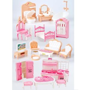 35 Pcs Dollhouse Furniture Accessories Set Mini House Furniture Small Dollhouse Miniature Furniture Play House Accessories 1:12 Tiny Kitchen Bedroom LivingRoom Bathroom Boy Girl Toddler3Y+