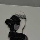 Stroke Hand Brace Splint for Straightening Fingers with 5 Fingers Resting Support,Prevent Fingers Curling, Dupuytren's Contractures, Hand Spasms, Fit Right & Left, Men & Women - M (Grey)