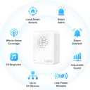 Tapo Smart Hub with Built-in Chime, REQUIRES 2.4GHz Wi-Fi, Reliable Long-Range Connections with Tapo Sensors, Sub-1G Low-Power Wireless protocol, Connect up to 64 smart devices (H100)
