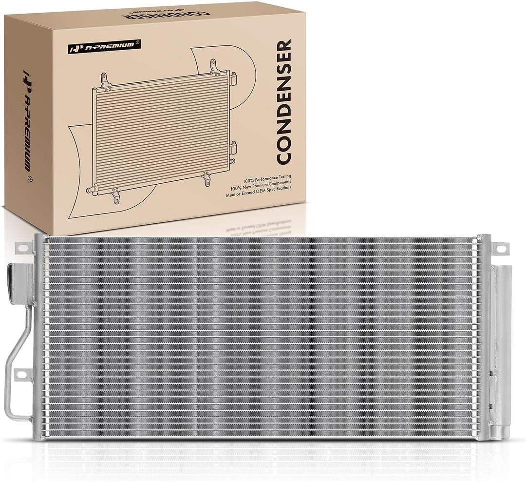 A-Premium Air Conditioning A/C Condenser Compatible with Buick Encore 2015-2022 & Chevrolet Trax 2015-2021, L4 1.4L