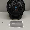 Vornado 630 Mid-Size Whole Room Air Circulator Fan for Home, 3 Speed Settings, Adjustable Tilt, Removable Grill, 9 Inch, Powerful Airflow, Manual Control Dial, Quiet Fan for Bedroom, Black