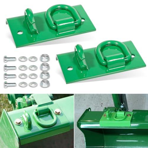 Heavy Duty Bolt on Tractor Bucket Hook Grab Hooks D Rings fit for John Deere 1025R 2320 2520 2720 2025R 2032R 2038R 3032E 4010 4100 4110 4115