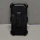 i-Blason Armorbox for iPhone 14 Pro Max Case with Stand [Built-in Screen Protector] [Military-Grade Protection] Full-Body Rugged Protective Bumper Case with Kickstand & Belt Clip Holster (Black)