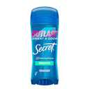 Secret Outlast Antiperspirant Deodorant for Women, 72hr Sweat & Odor Protection, PH Balancing Minerals, Clear Gel, Unscented 3.4 oz