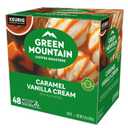 Green Mountain Coffee Roasters Caramel Vanilla Cream, Single-Serve Keurig K-Cup Pods, Flavored Light Roast Coffee Pods, 48 Count
