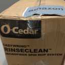 O-Cedar RinseClean Spin Mop & Bucket System + 2 Extra Mop Heads| Clean with Clean Water | Removes 99% of Bacteria
