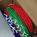 Leinuosen 5 Pcs Lighted Christmas Ornament Ball 11.8in Giant Waterproof Outdoor Hanging Merry Christmas Balls with LED Lights Pop-up Xmas Foldable Decoration Sphere Light for Holiday Yard Tree Decor