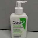 CeraVe Hydrating Cream To Foam Cleanser, Makeup Remover Face Wash For Dry Skin, Foaming Facial Cleanser With Hyaluronic Acid, Normal To Dry Skin, Fragrance Free & Non Comedogenic, 8 Fluid Ounces