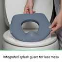 Ingenuity My Size Potty Pro in Blue, Infant Potty Training Toilet, Lifelike Flushing Sound, for Ages 18 Months, Up to 50 Pounds