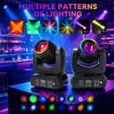 150W LED Moving Head DJ Lights, GOBO DMX Stage Lighting 2 Packs