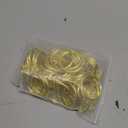 48Pcs 1.5-Inch Inner Diameter Metal Curtain Rings with Eyelets, Fits Up to 1 1/4-Inch Rod,4 mm Diameter Wire (Gold-48pcs)