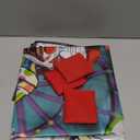 Halloween Toss Game Banner with 3 Bean Bags Scary Clown Toss Banner Halloween Carnival Party Throwing Game for Kids Adults Trick or Teat Circus Party Favors Supplies