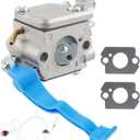 125B Carburetor for Husqvarna 125B 125BVX 125BX Leaf Blower Trimmer Replaces Zama C1Q-W37 Air Filter Carb with Fuel Line Kit #590460102