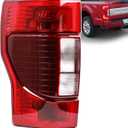 Tail Lights With Blind Spot Compatible with Ford F250 F350 Super Duty 2020 2021 2022 Rear Taillights Taillamp Assembly Halogen Left Driver Side