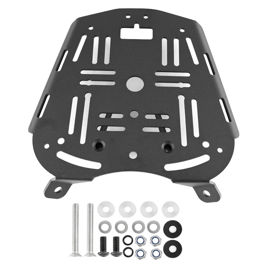 Motorcycle Trunk Rack Rear Plate Aluminum Alloy Fit for Zontes 368G(Type A)