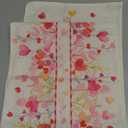 Artoid Mode Red Pink Heart Branch Valentine's Table Runner, Seasonal Leaf Kitchen Dining Table Decoration for Home Party Decor 13x120 Inch