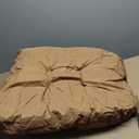 NANGELRN Wicker Chair Cushions, 3 Pieces Indoor Outdoor All Weather Waterproof Tufted Wicker Chair Cushions, 1 Loveseat and 2 U-Shape Cushions for Patio Furniture, Khaki