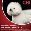CHI for Dogs Small Dog Detangling Kit - 3-Piece Grooming Set with Detangling Spray, Double-Sided Brush, and Slicker Brush - Dog Grooming Essentials for Coats and Tangles (One Size)