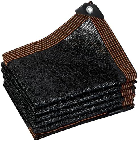 40% Black Shade Cloth 6.5x10 FT Garden Shade Cloth Cover with Reinforced Grommets Durable Sun Shade net Heat Protection for Vegetables Plants Canopy Patio Greenhouse Chicken Coop Porch