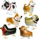 KESOTE Puppy Dog Themed Birthday Party Decorations - 6pcs Dog Balloons Walking Animal Balloons for Birthday Party Decor Supplies