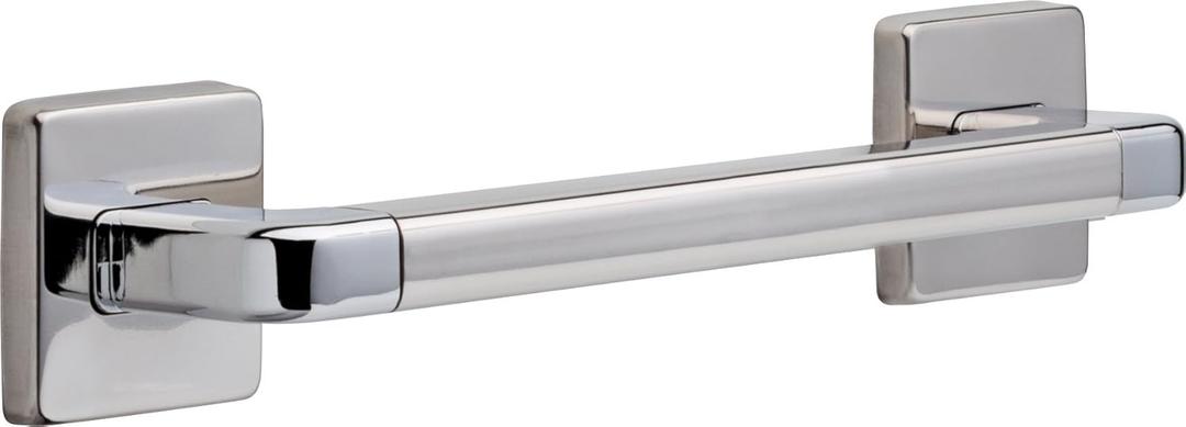 DELTA FAUCET 41912 Angular Modern Grab Bar, 12-Inch, Polished Chrome