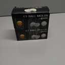 2 x Silicone Ice Molds Set of 2 - Circle Ice Cube Molds for Large Round Ice Balls - Ideal Sphere Shaped Big Ice Balls for Whiskey, Bourbon, Scotch, and Other Drinks - Includes Extra Cocktail Recipes