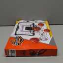 Kids Indoor Basketball Hoop - Over The Door Mini Basketball Hoop with LED Scoreboard, Lights & Sound, Includes 4 Balls - Fun Birthday for Boys & Girls Ages 3-12 to Play Anywhere (Dark Blue)