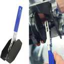 Brake Caliper Compression Tool,Caliper Piston Compressor Tool with 360 Rotating Ratchet,Car Ratchet Brake Piston Caliper Spreader,Dual Brake Hooks for Car Disc Brake Repair (Blue)