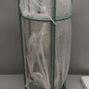 Metal Plant Stand Set of 3 Round Ceramic Tile Nesting Side Table Top 28" Tall Mosaic Flower Stand Indoor Outdoor Plant Rack Flower Holder for Wedding Party Patio Living Room Garden Decorative (Green)