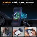 Miracase Magnetic for iPhone 17 Pro Case 6.3" with Screen Protector, [Compatible with MagSafe] Military-Grade Protection, Anti-Fingerprint, Slim Thin Phone Case for 17 Pro Cover, Dark Blue