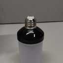 Retisee Dusk to Dawn LED Flame Light Bulbs Outdoor, Flickering Light Bulbs with Upside Down Effect, Fire Bulb for Christmas Party Porch Patio Outdoor Home Indoor Decoration(Orange, Pack of 6)