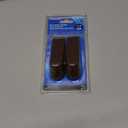 Hardware Essentials 851229 Floor Door Stops Wedges Brown 4" - 2 Pack