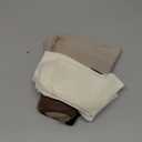 Women's Solid Striped Textured Ribbed Knit Casual Basic Style Crew Socks,Thin Cotton Socks Breathable, Business Daily,5 Pairs