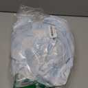 7.2FT Wedding Arch Backdrop Cover Light Blue Gingham Spandex Fitted Round Top Backdrop Stand Cover for Birthday Party Ceremony Banquet Decoration