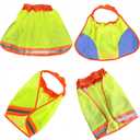 High Visibility Neck Sun Shield with Reflective Stripe (Orange)