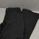 Moosehill Women's Snow Ski Pants: Fleece lined Waterproof Insulated Softshell for Winter Hiking Snowboarding Outdoor (8, Black)